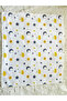 Yellow Crescent and Star Pattern Muslin Fabric Multi-Purpose Baby Swaddle Blanket - 2