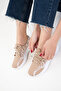 Mink-White Women's Sneaker 20718 - 4