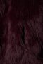 Bordo Regular Kalıp Kürk Büyük Beden Mont TBBAW25AW00000 - 12