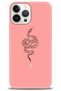 iPhone 13 Pro Max Case Hd Printed Case - Pink Snake + Full Screen Protector