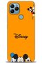 General Mobile Gm 22 Case Hd Printed Case-Orange Disney + Full Screen Protector