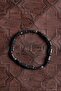 Certified Natural Obsidian and Hematite Bracelet – Saff Natural Stone - 2