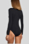 Long Sleeve Turtleneck Snap Body - 6