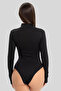 Long Sleeve Turtleneck Snap Body - 4
