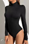 Long Sleeve Turtleneck Snap Body