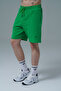 Daily Core - Green Relaxed Fit Cotton Men's Sports Shorts - 6