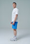 Daily Core - Blue Relaxed Fit Cotton Men's Sports Shorts - 7