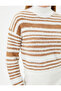 Turtleneck Sweater Soft Textured Long Sleeve - 5
