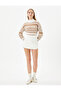 Turtleneck Sweater Soft Textured Long Sleeve - 2
