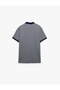 Regular Fit Short Sleeve Zip Polo Neck T-Shirt - 4