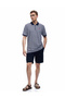 Regular Fit Short Sleeve Zip Polo Neck T-Shirt - 2