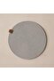 2 Pieces Gray Jute Supla Set, American Service Set, Luxury Presentation Plate Mat (33 X 33 cm) - 4