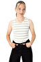 Black Wide Leg Girl's Jean Trousers with Side Stripes 21123 - 2