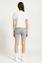 Gray Cotton Above Knee Women's Biker Tights - 4
