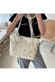 Women's Straw Bag Embroidery Lining Beach Handbag Stylish Bag for Daily Use - 2