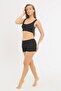 مجموعة من 3 قطع من سراويل بوكسر نسائية بدون خياطة مقطوعة بالليزر أسود - 5