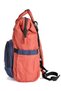 16099 Mother Baby Care Backpack 2-Piece Orange-navy blue - 5