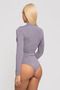 Long Sleeve Turtleneck Snap Body - 2