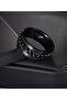 Stainless Steel Titanium Chain Anti-Stress Ring with Rotating Center (Unisex) - 2