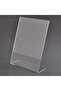 15 × 21 سم A5 L-Type رفوف وملصق زجاج شبكي شفاف عمودي (10 قطع) - 3