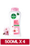 Skincare Shower Gel & Body Wash, Rose & Sakura Blossom Scent, 500ml x2