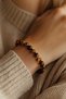 Tiger Eye Natural Stone Bracelet (Power and Protection) 1St Quality Natural Stone - 4