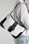 retro high-end stitched beget hand and shoulder bag - 5