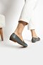 Women's Genuine Leather Ballet Flats Flats Grey - 2
