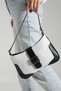 retro high-end stitched beget hand and shoulder bag - 4