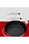 Cast Round Frying Pan with Glass Lid Cast Iron Disassemble - Plug Wooden Handle Diameter (Ø)24cm - 5