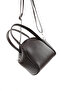 Coffee Color Shk132 Faux Leather Single Compartment Double Strap Hand and Cross Shoulder Bag L:16 W:17 W:10 cm - 8