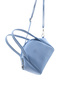 Blue Shk132 Faux Leather, Zippered Single Compartment, Snap Detail, Hand, Arm and Shoulder Bag - 8