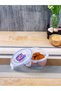 600ml  Round  Airtight Food Storage - BPA-Free, Microwave, Freezer, and Dishwasher Safe - 3