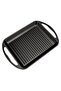 Casting Rectangular Grill Pan Cast Iron Solid Double Handled Dimensions 26x32cm. - 3