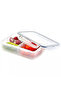 800ml Rectangular  Airtight Food Storage with Divider - 3