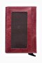 Genuine Leather Unisex Mechanized Card Holder 611Cr - Claret Red - 2