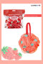 Soap Bath Loofah 952 – Strawberry Scented, Travel Size, Bpa Free, Soft Texture