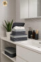 Softlines Bamboo Lid Bathroom and Home Organizer Boxes Set of 3 - 3