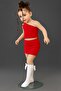 Girl's Stretchy Crop and Skirt Set - 6