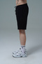 Daily Core - Black Relaxed Fit Cotton Men's Sports Shorts - 6