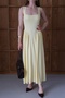 Women's Square Neck Thick Strap Design Dress - 5