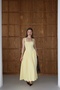 Women's Square Neck Thick Strap Design Dress