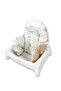 Cotton Baby Child High Chair Cushion Rainbow Starry Brown - 3