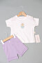 Octopus Embroidered T-Shirt and Shorts 2-Piece - 4