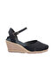 Linen Women's Sandals Wedge Heel