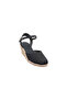 Linen Women's Sandals Wedge Heel - 7