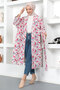 Branch Patterned Kimono Tsd230426 Pink - 4