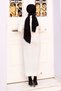 Crew Neck Knitwear Long Dress Tsd240720 White - 5