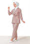 Striped Jacket Suit TSD230816 Powder - 4