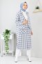 Long Cap with Pocket Detail Tsd211248 Indigo - 4